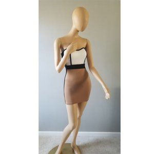 Windsor - Tri-Color Strapless Mini Dress